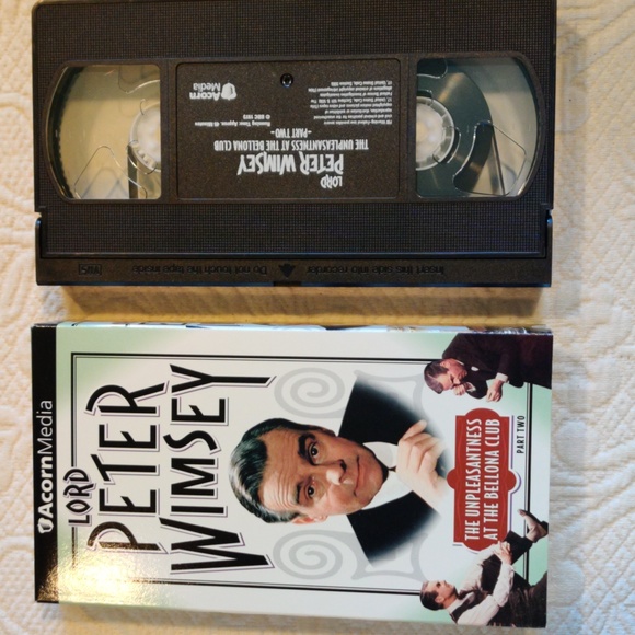 Lord Peter Wimsey The Unpleasantness At The Bellona Club 4 VHS BBC Drama Mystery - Picture 5 of 10